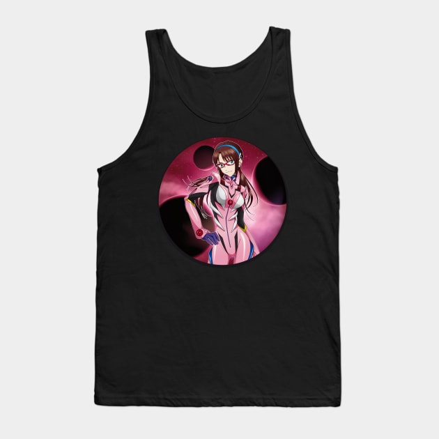 Makinami Mari Illustrious Tank Top by YueGraphicDesign